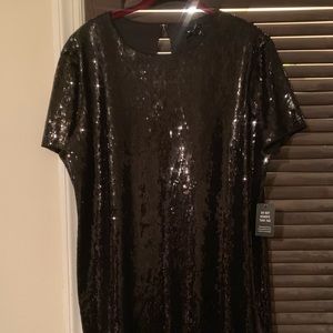 Express sequined dress